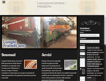 Tablet Screenshot of lavorazionelamierebarlassina.com